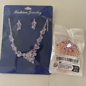 Fashion jewelry and hair comb